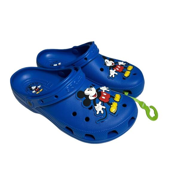 NEW Crocs Disney Parks Mickey Mouse Blue Classic Clogs Size Mens 7 Women’s 9 NWT main image 5